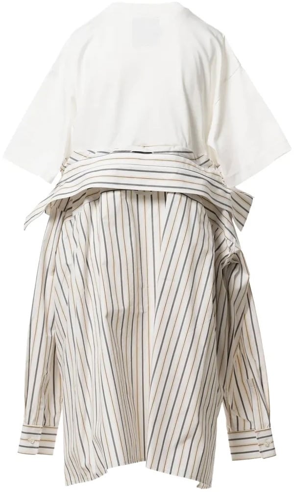 Maison Mihara Yasuhiro Combined Tee/shirts Dress White Wit