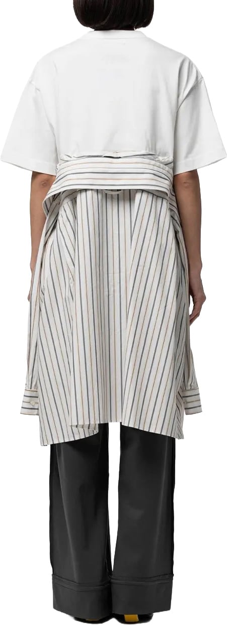 Maison Mihara Yasuhiro Combined Tee/shirts Dress White Wit