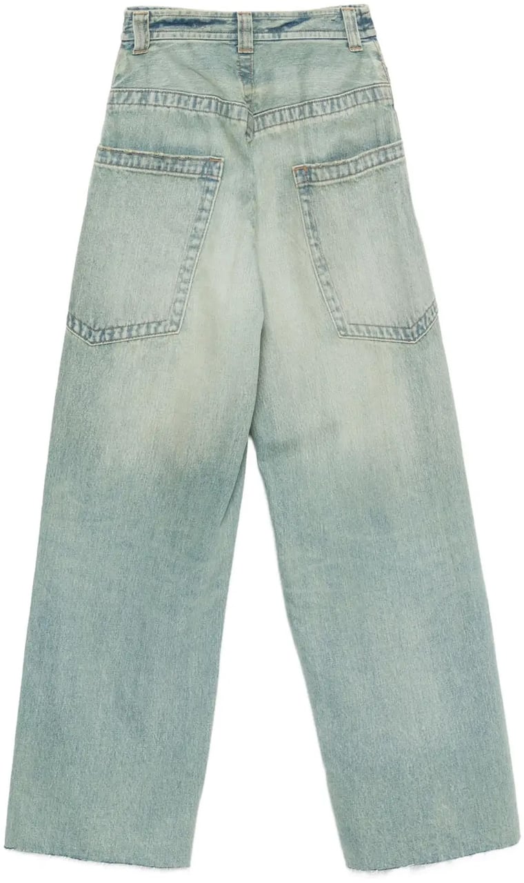 Maison Mihara Yasuhiro Huge Details Denim Pants Indigo Blauw