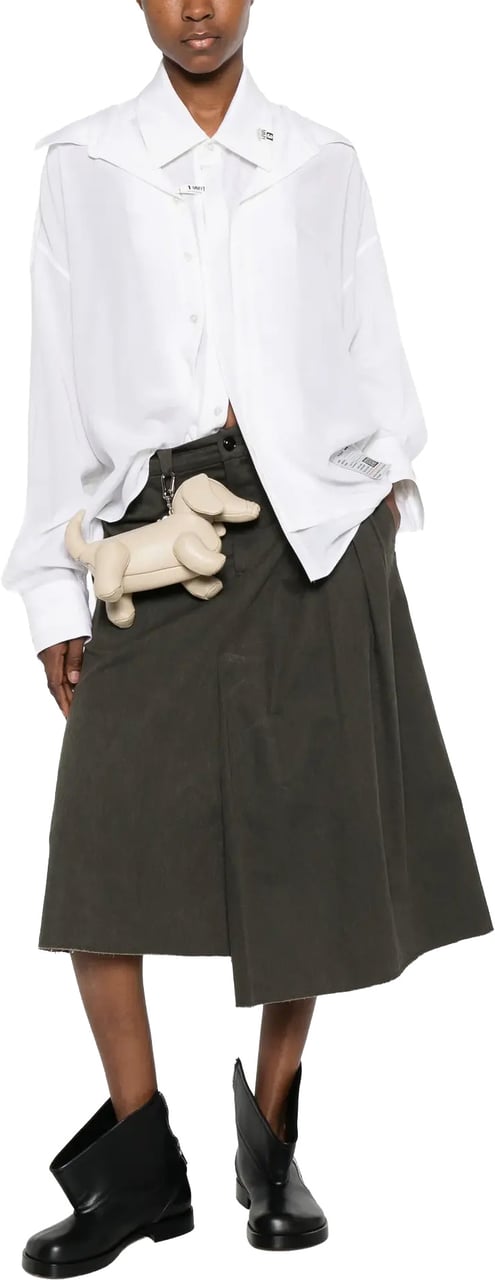 Maison Mihara Yasuhiro Double Layered Shirts White Wit