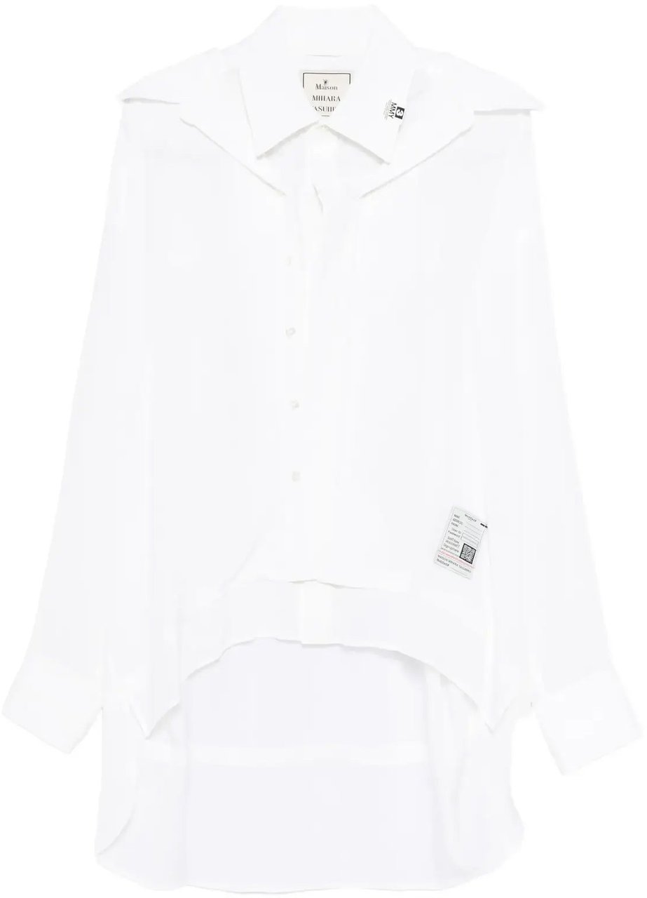 Maison Mihara Yasuhiro Double Layered Shirts White Wit