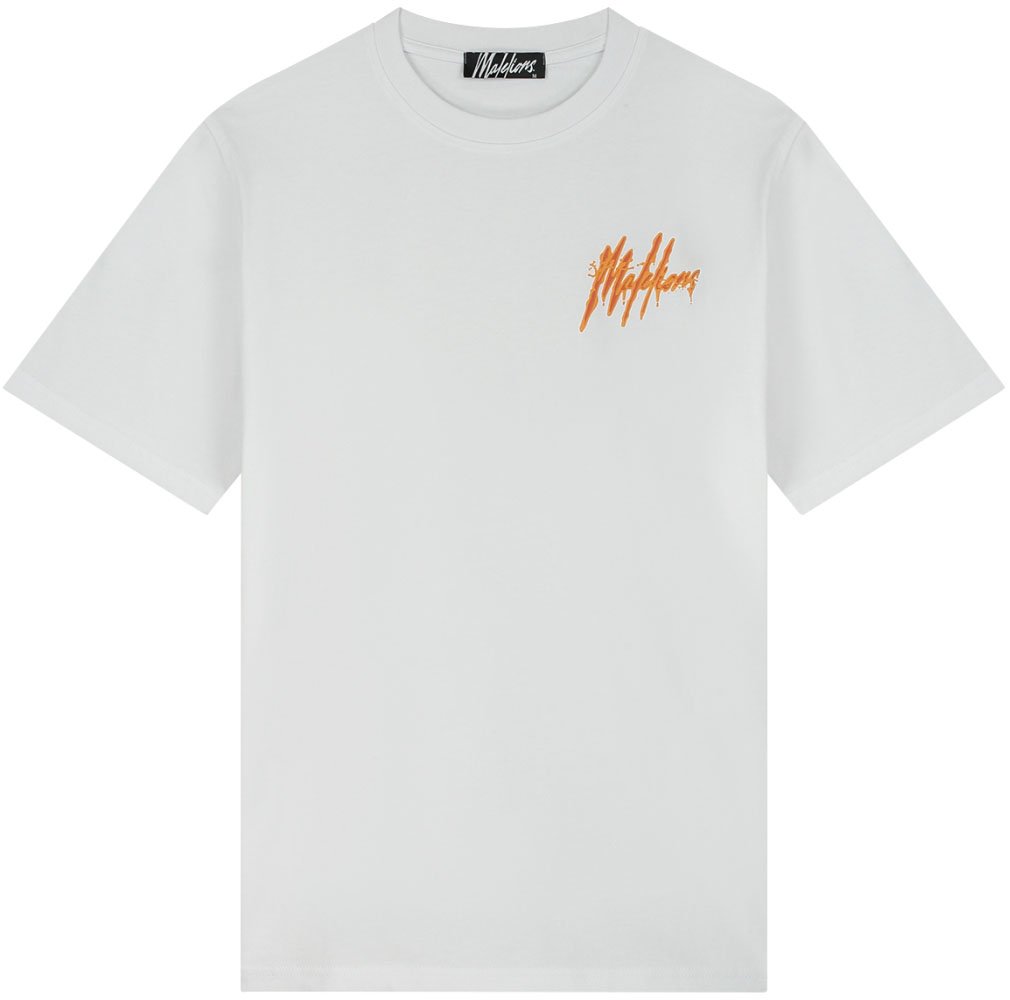 Malelions Malelions Men Signature Drip T-Shirt Wit