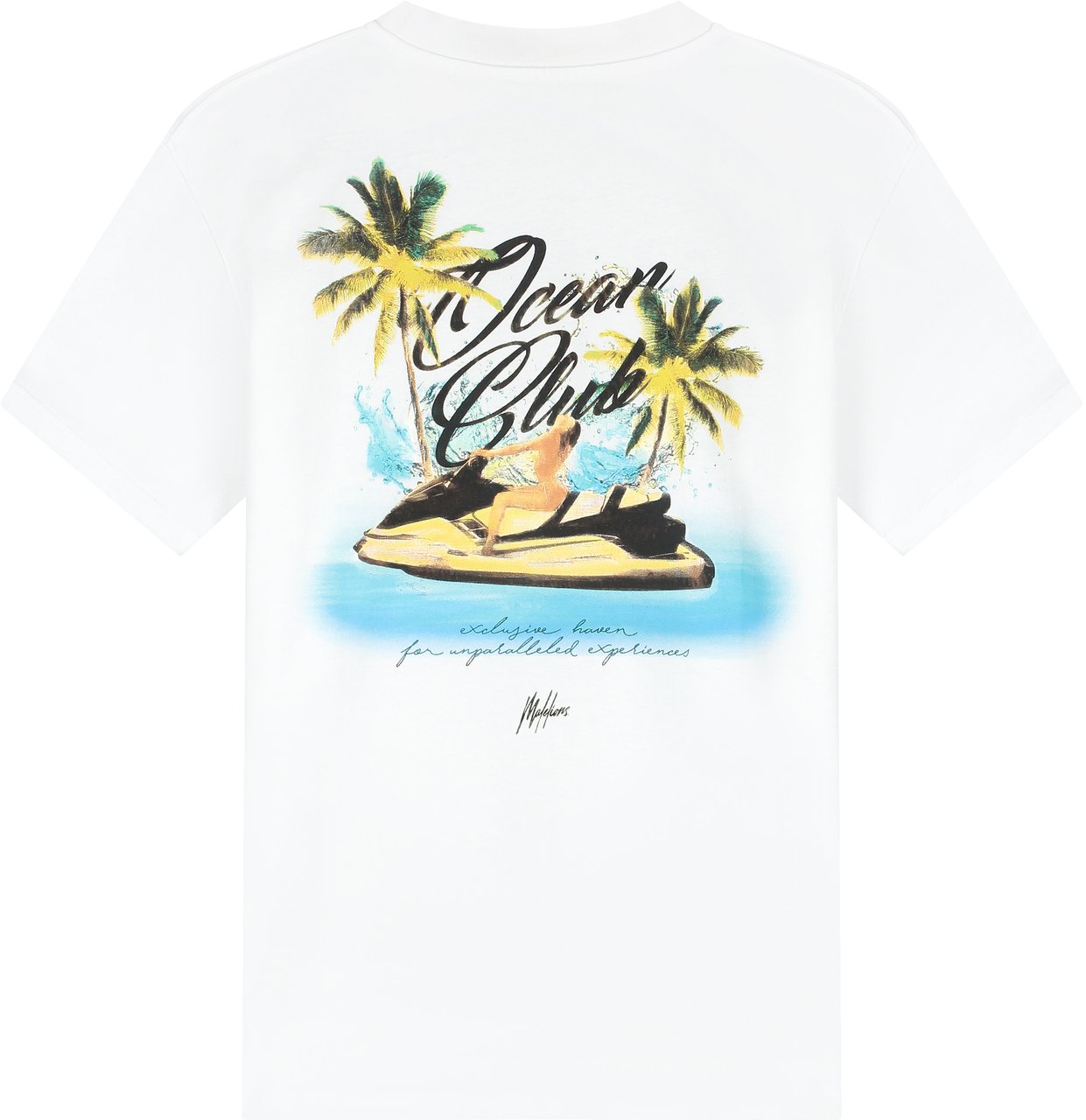 Malelions Malelions Men Jetski T-Shirt Wit