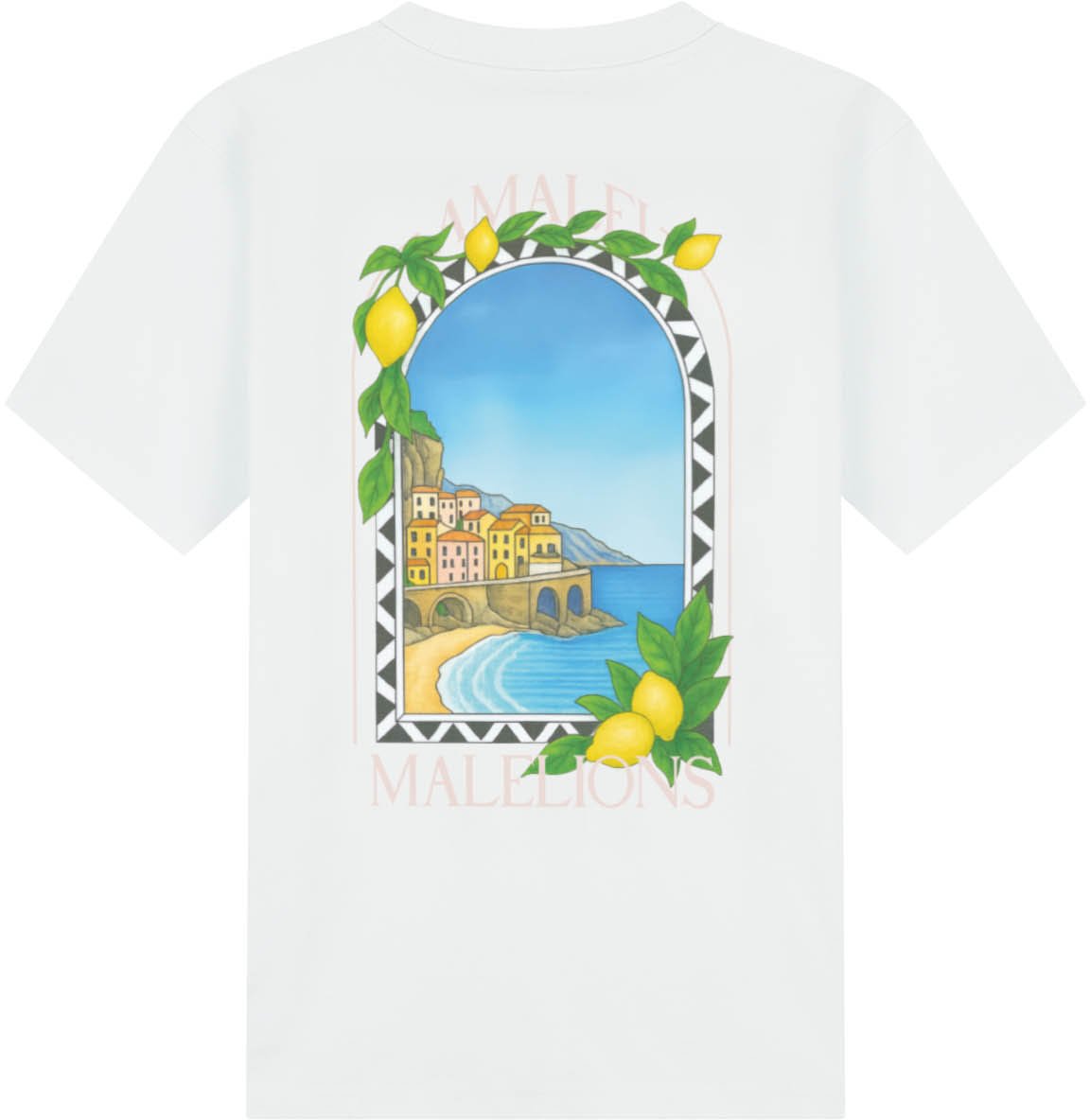 Malelions Men Amalfi Window T-Shirt Wit
