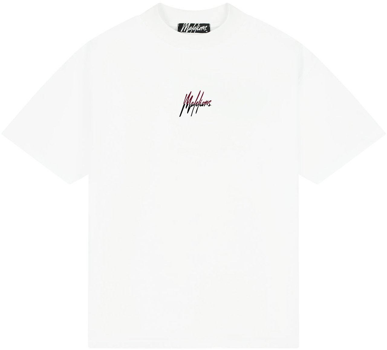 Malelions Malelions Men Split T-Shirt Wit