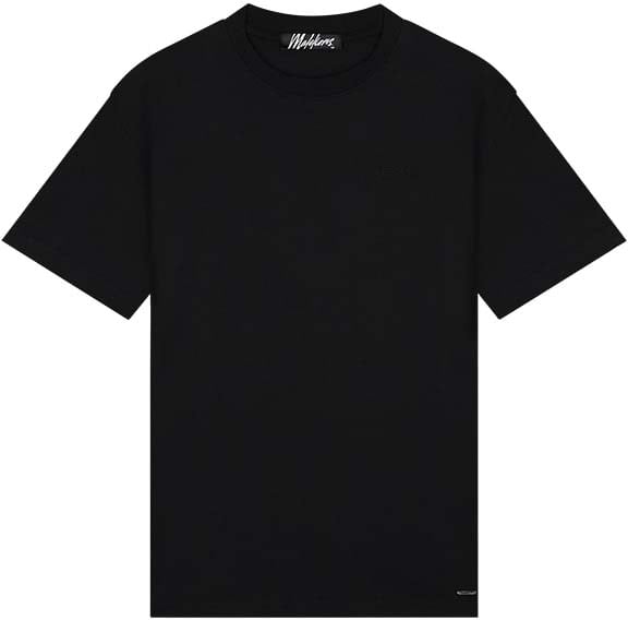 Malelions Malelions Men Relaxed Logo T-Shirt Zwart