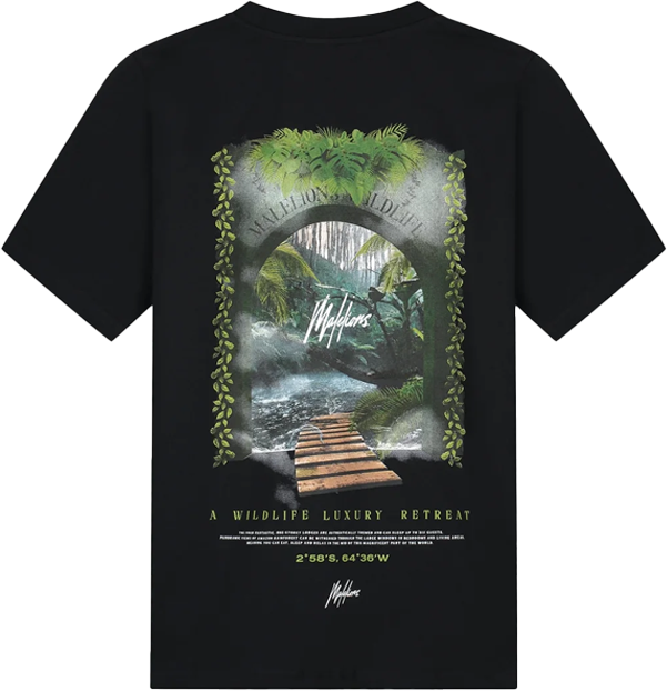 Malelions Malelions Retreat T-Shirt Zwart