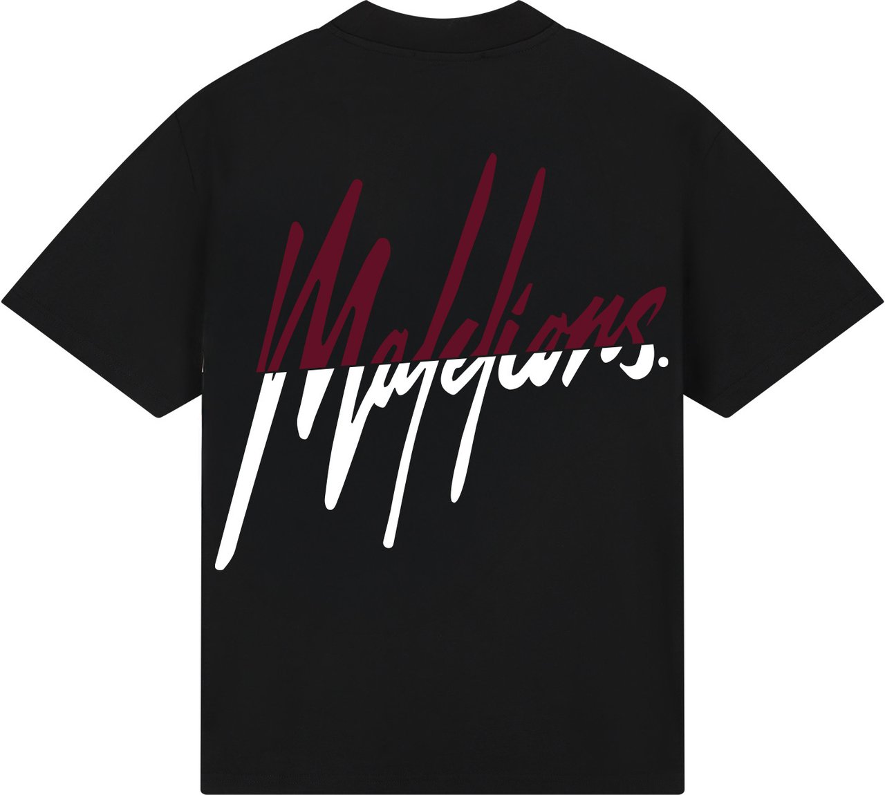 Malelions Malelions Men Split T-Shirt Zwart