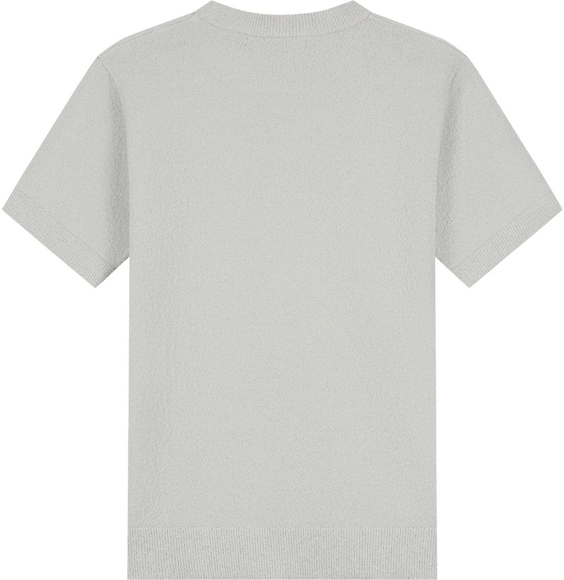 Malelions Men Bouclé T-Shirt Grijs
