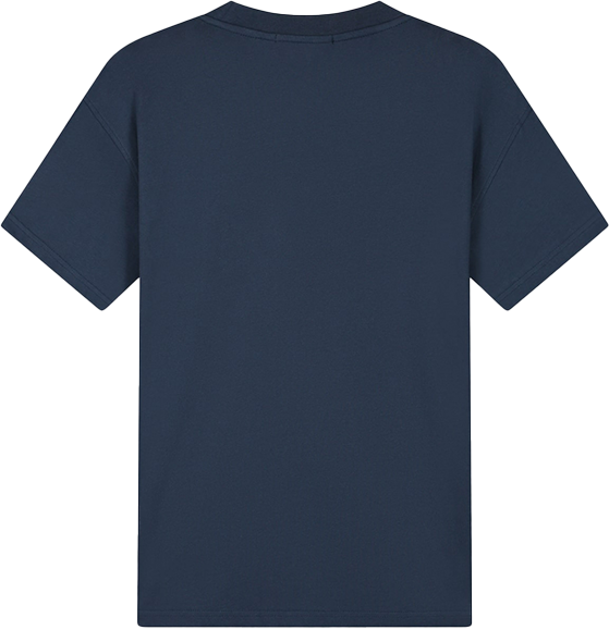 Malelions Malelions relaxed Logo T-Shirt Blauw