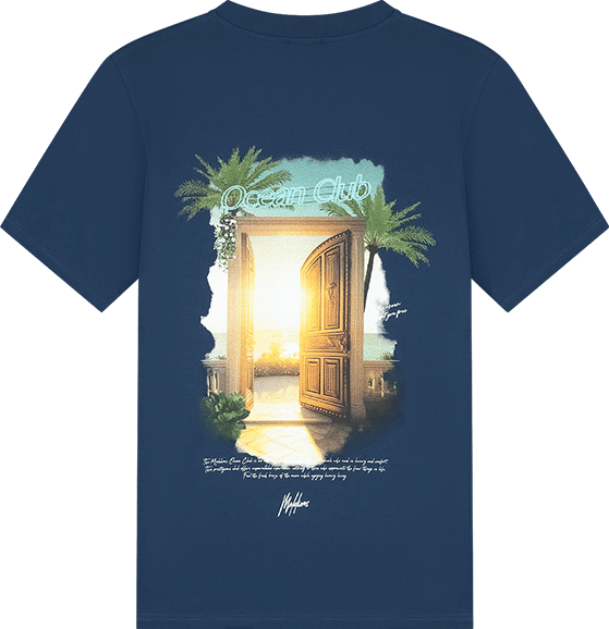 Malelions Malelions Exclusive Club T-Shirt Blauw
