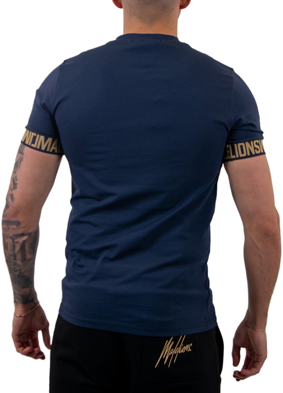 Malelions Malelions Venetian T-Shirt Blauw