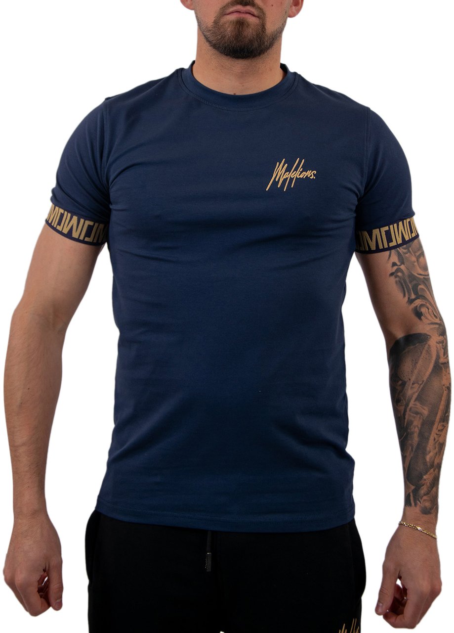 Malelions Malelions Venetian T-Shirt Blauw