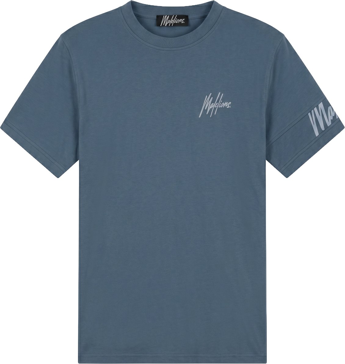 Malelions Men Captain T-Shirt Blauw
