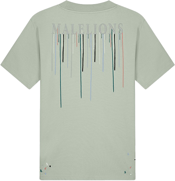 Malelions Malelions Painter T-Shirt Groen