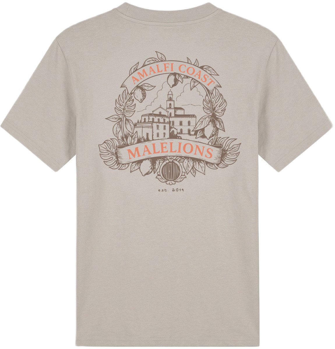 Malelions Men Dolce Vita T-Shirt Taupe