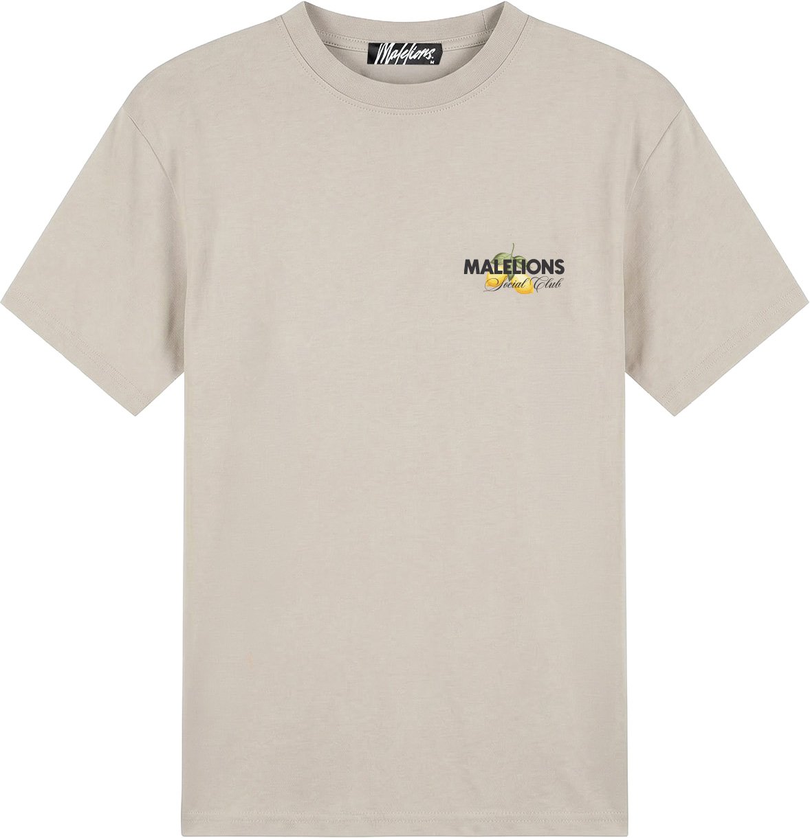 Malelions Malelions Men Limone Di Capri T-Shirt Taupe