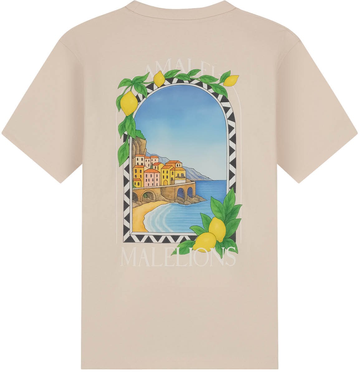 Malelions Malelions Men Amalfi Window T-Shirt Roze