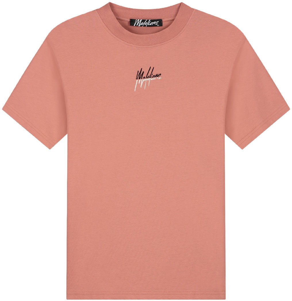 Malelions Malelions Men Split T-Shirt Rood