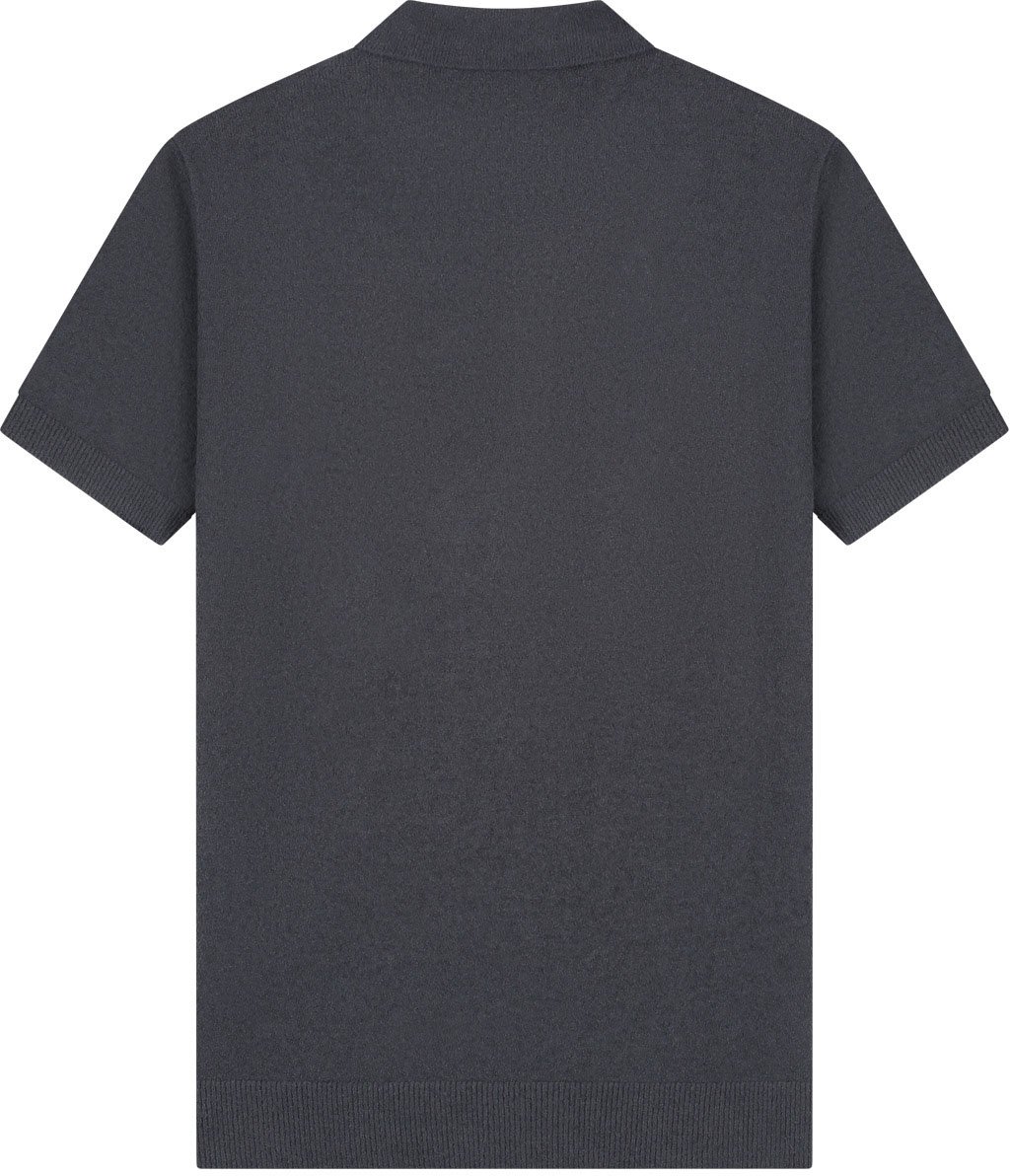 Malelions Malelions Men Bouclé Polo Grijs