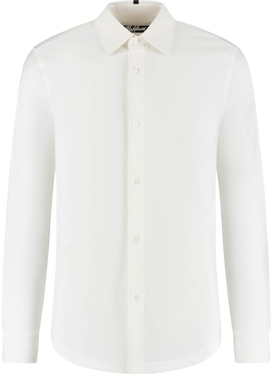 Malelions Malelions Men Stretch Shirt Wit