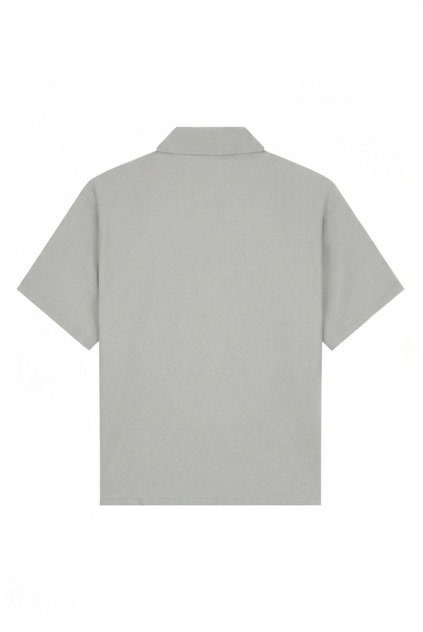 Malelions Men Capri Zip Shirt Grijs