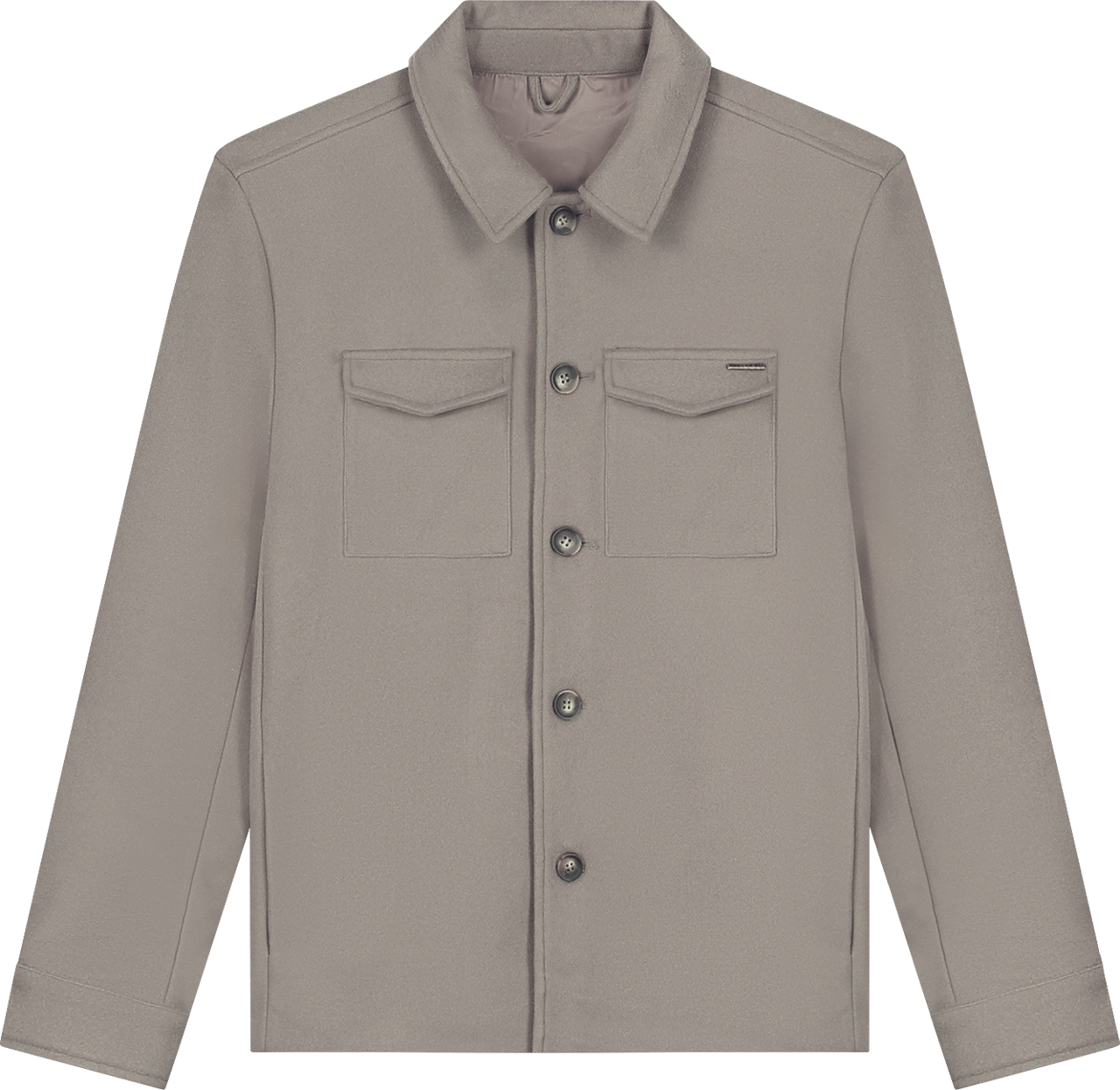 Malelions Men Wool Shacket Bruin