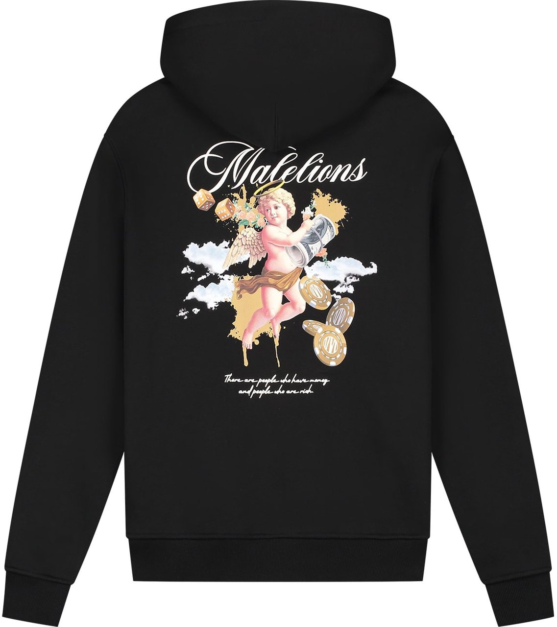 Malelions Malelions Men Angel Hoodie Zwart
