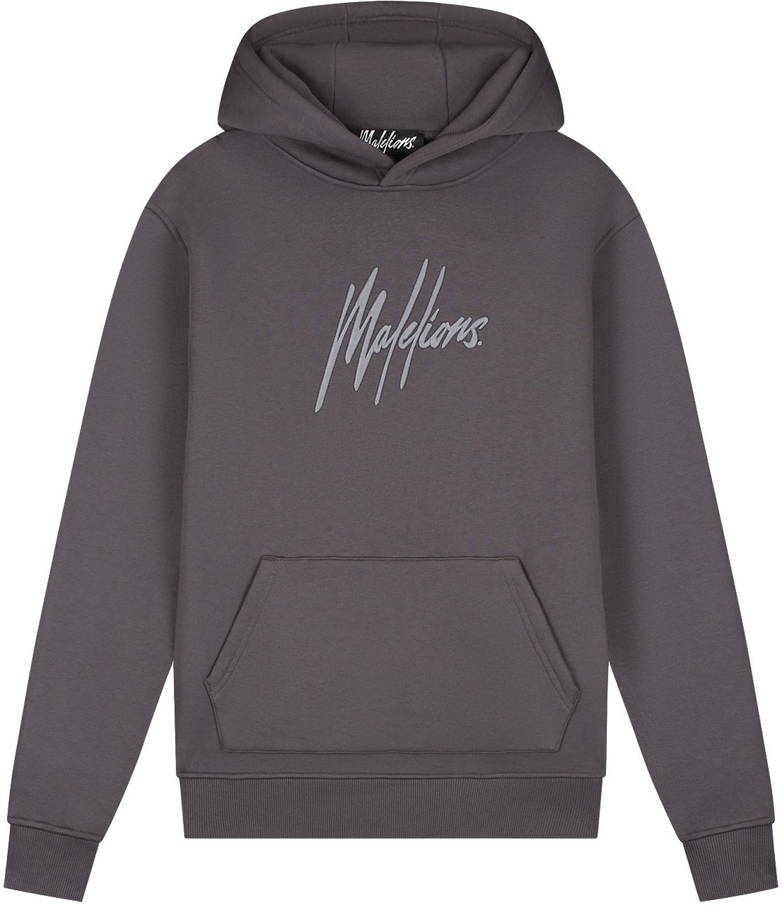 Malelions Men Essentials Hoodie Donkergrijs
