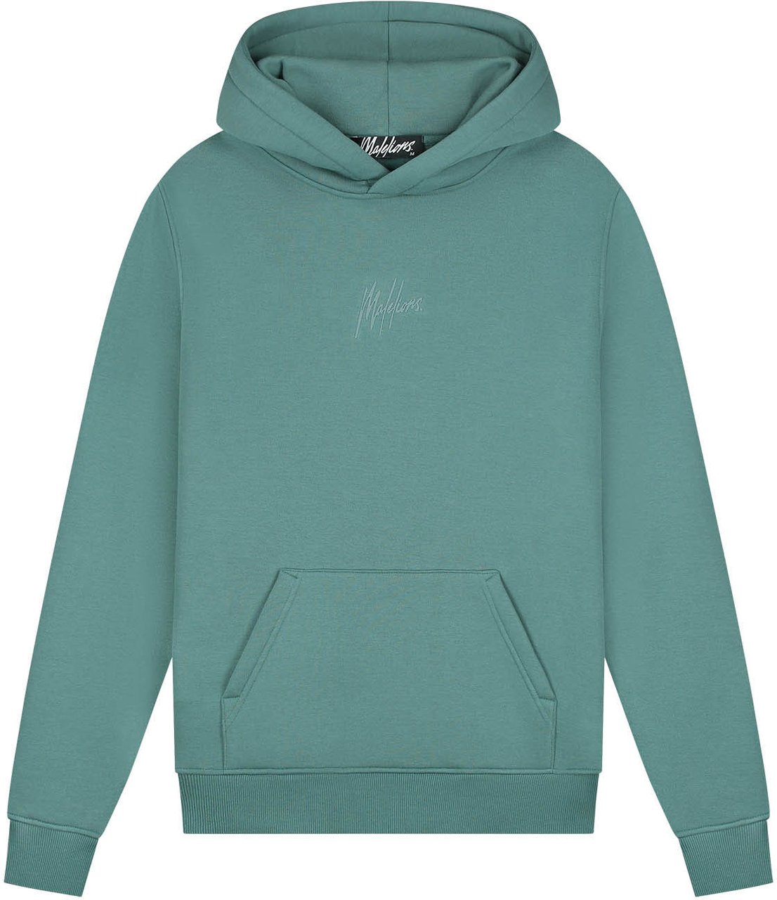 Malelions Malelions Men Striped Signature Hoodie Groen