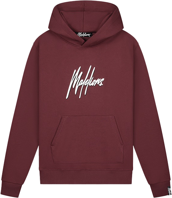 Malelions Malelions Duo Essentials Hoodie Rood