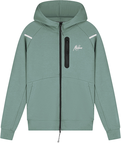 Malelions Malelions Sport Counter Zip Hoodie Groen