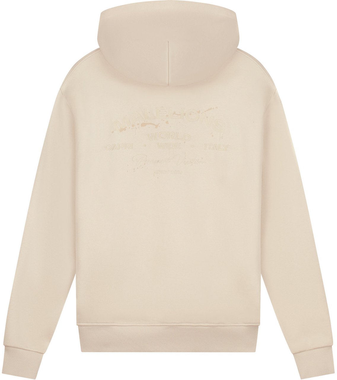 Malelions Malelions Men Permanent Vacation Zip Hoodie Taupe