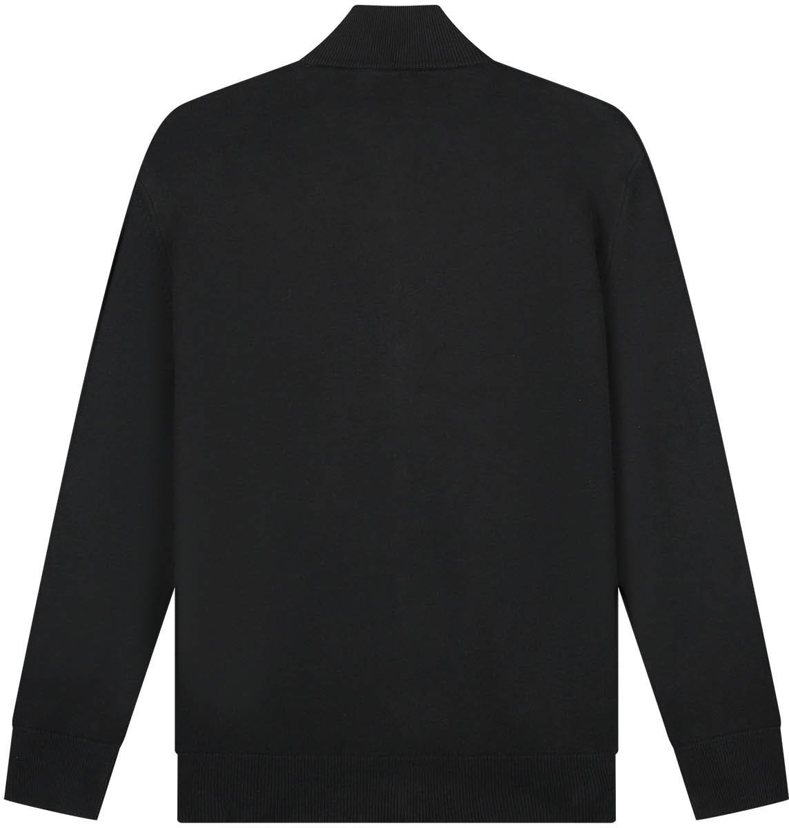 Malelions Malelions Men Knitted Zip Cardigan Zwart