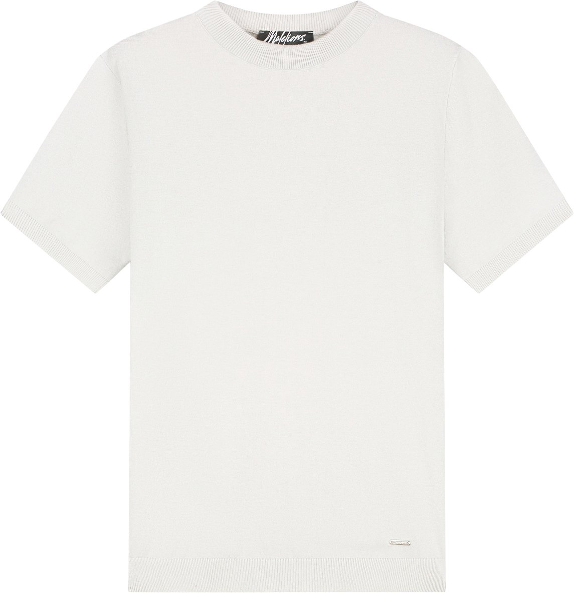 Malelions Men Knitted T-Shirt Wit