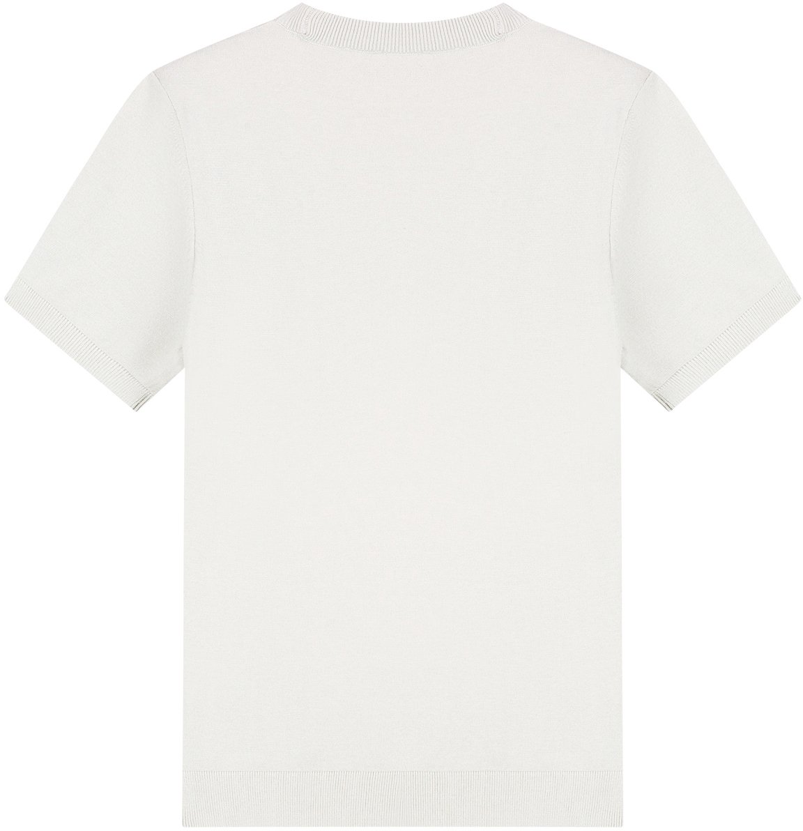 Malelions Men Knitted T-Shirt Wit