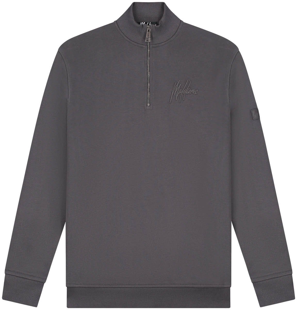 Malelions Men Turtle Half Zip Sweater Bruin