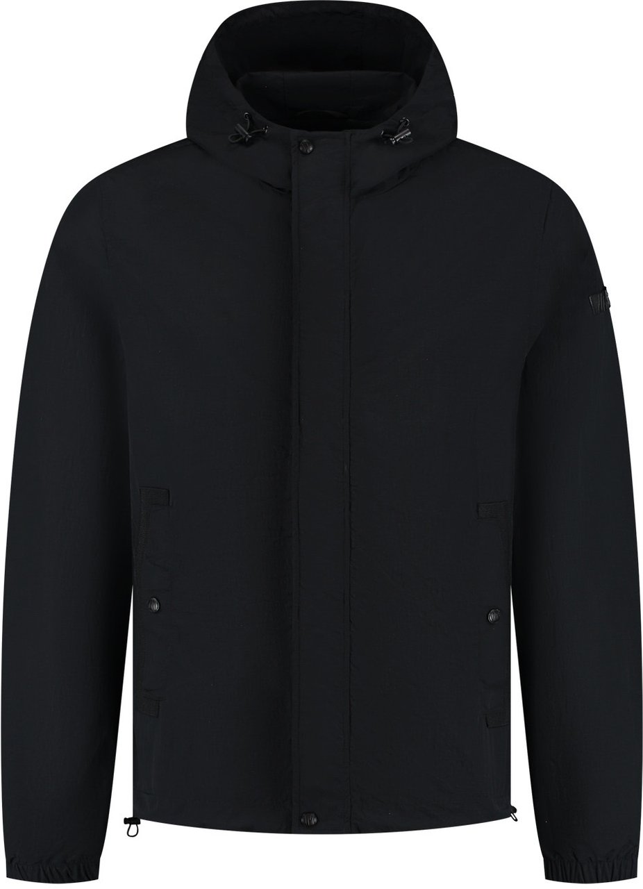 Malelions Men Nylon Windbreaker Zwart