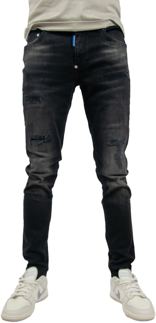 Malelions Slim Regular Jeans Zwart