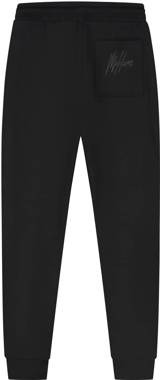 Malelions Men Striped Signature Sweatpants Zwart