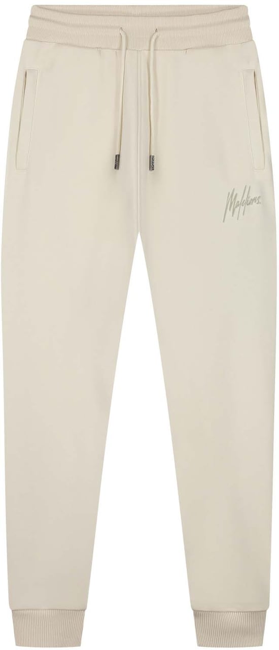 Malelions Malelions Men Striped Signature Sweatpants Beige
