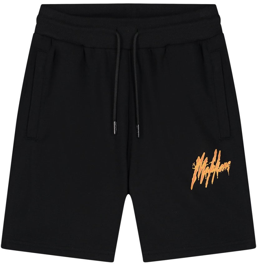Malelions Malelions Men Signature Drip Shorts Zwart