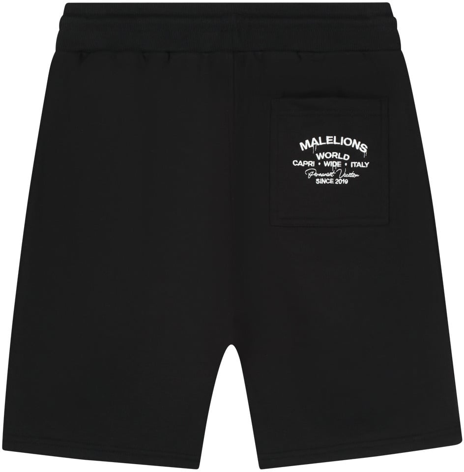 Malelions Malelions Men Permanent Vacation Shorts Zwart