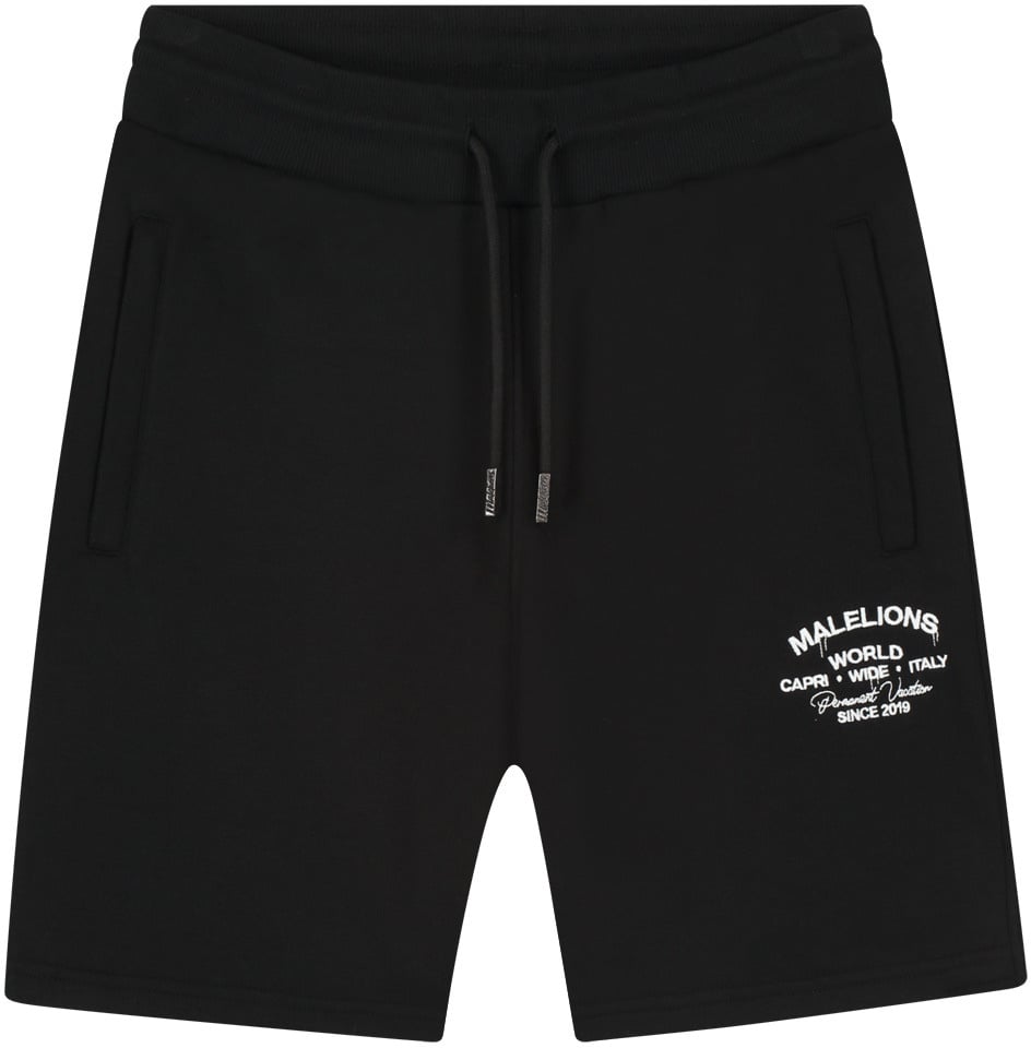 Malelions Malelions Men Permanent Vacation Shorts Zwart