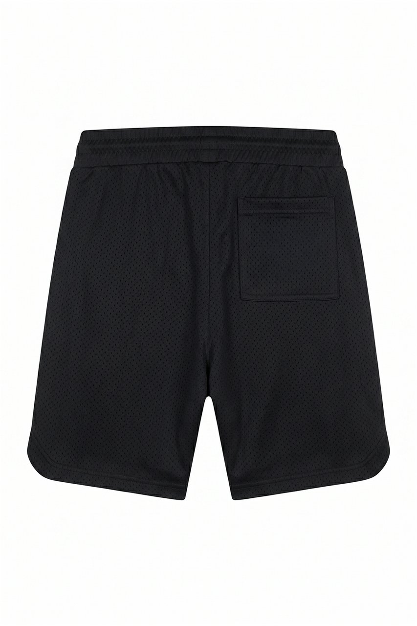Malelions Men Perforated Mesh Shorts Zwart