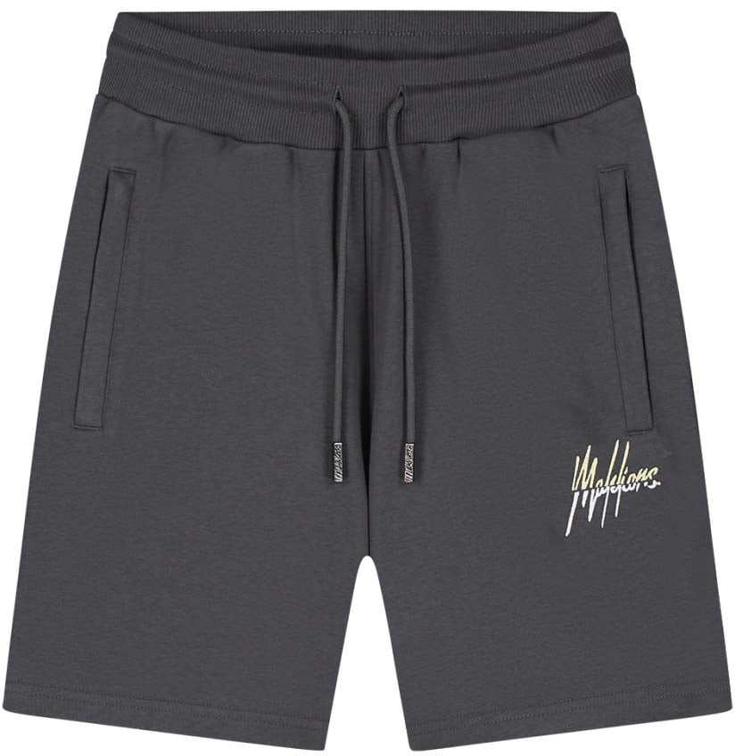 Malelions Malelions Men Split Short Grijs