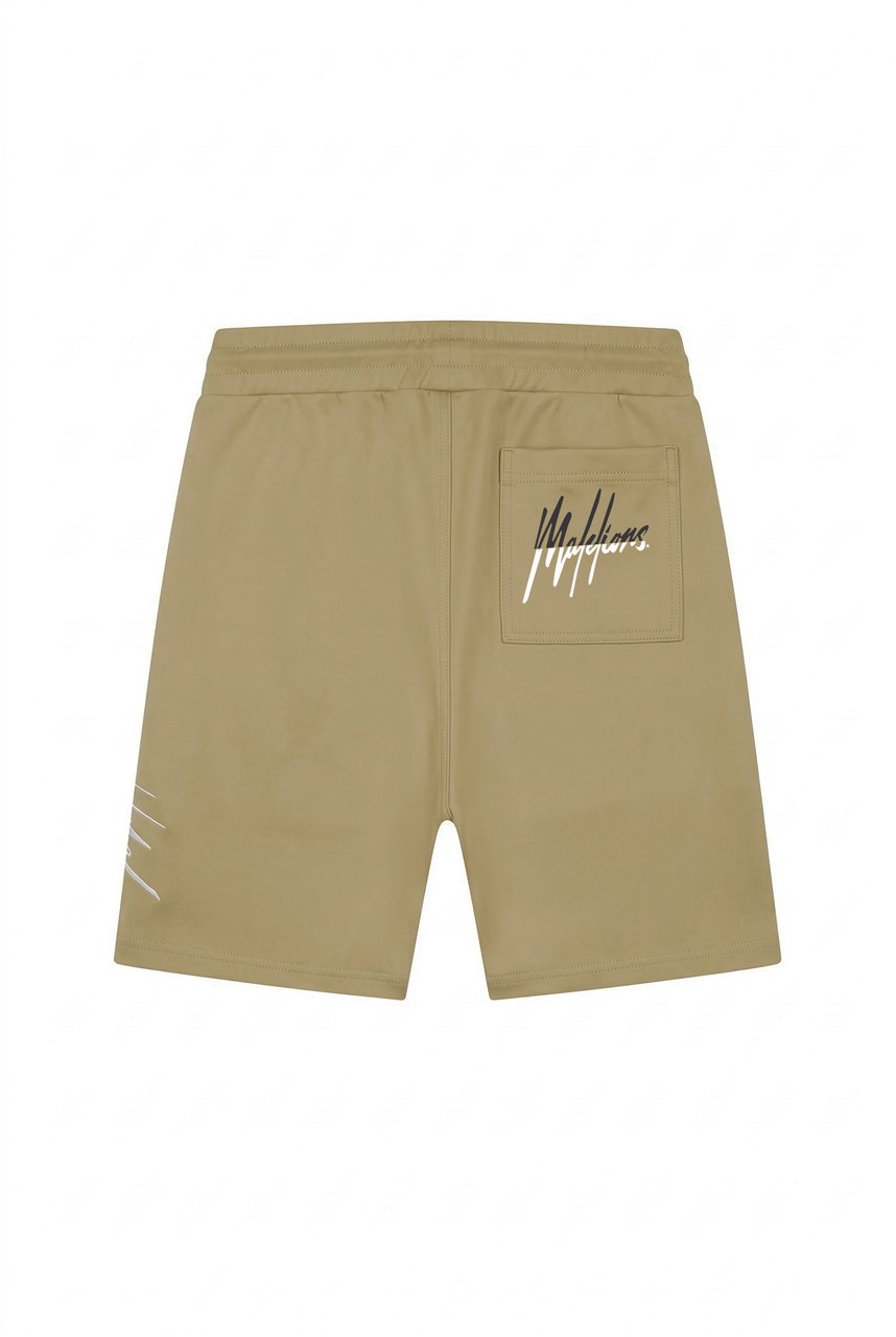 Malelions Malelions Men Split Shorts Beige