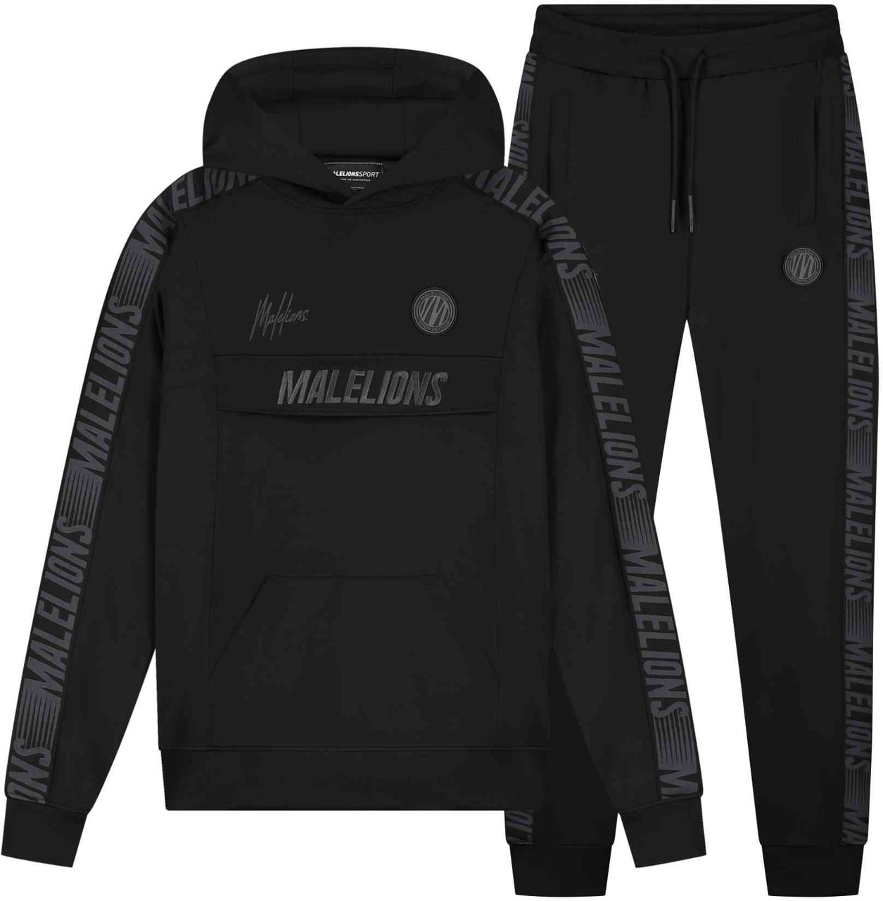 Malelions Malelions Sport Warming Up Tracksuit Zwart