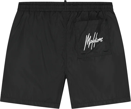Malelions Malelions Captain Swim Shorts Zwart