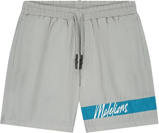 Malelions Malelions Captain Swim Shorts Grijs